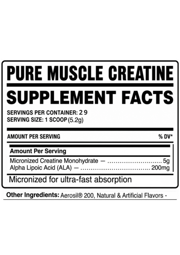 Alpha Creatine 29 serv NF Creatine Monohydrate + Alpha Lipoic Acid 29 servings (FLAVOURED)