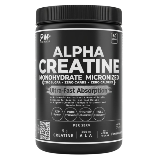 Creatine Monohydrate + Alpha Lipoic Acid (Unflavoured)