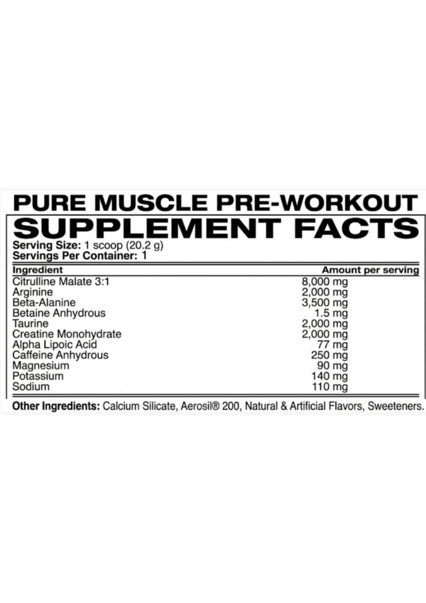 Force Rush PRE-WORKOUT (ONE SHOT)