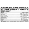 Force Rush Supplement Facts Force Rush PRE-WORKOUT